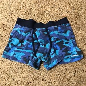 Mossimo Blue Camouflage Boxer Briefs Small Trunks